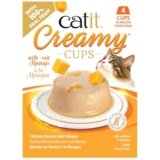 Gatti Catit Creamy Cups, pollo con manico, 4 x 25 g
