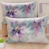 PETTI Artigiani Italiani – Coppia di Federe Cuscino 30×50 cm in Microfibra, Cuscini Arredo Camera da Letto, Divano, Salotto, Set 2 Fodere Copricuscino, Federa Floreale 159, 100% Made in Italy