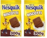NESQUIK Biscotti Frollini con Cacao 300 g (Confezione da 2)