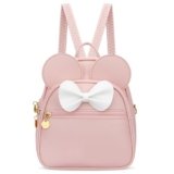 KKXIU Girls Initial Bowknot Cute Mini Backpack for Toddler, Travel Small Girl Backpacks, Personalized Trendy Stuff Gift for Little Girls and Kids(Pink)