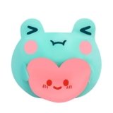 PLAYNICS Large Frog Plush Pillow Stuffed Animal Toy,Big Size Cute Soft 12″ Fat Kawaii Hugging Cuddle Huggable Plushie,Gift for Kids (Heart Frog)