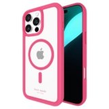 Kate Spade New York iPhone 16 Pro Max Case – Compatible with MagSafe – Designer Phone Case – Pom Pom Pink