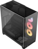 CORSAIR FRAME 4500X RS-R ARGB Case Mid-Tower per PC con Vetro Panoramico – Sistema di Montaggio InfiniRail, Adatto a Due Radiatori da 360 mm, GPU Anti-Sag, Include 3 Ventole RS120R – Nero