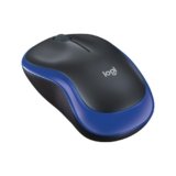 Logitech M185 Mouse Wireless, 2,4 Ghz Con Mini Ricevitore Usb, Durata Batteria Di 12 Mesi, Tracciamento Ottico 1000 Dpi, Ambidestro, Compatibile con Pc, Mac, Laptop, Blu