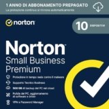 Norton Small Business Premium| 10 dispositivi |Android IOS|12 mesi | 200 Gb di backup | rinnovo automatico