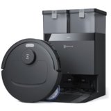 ECOVACS DEEBOT T30C OMNI GEN2 Robot Aspirapolvere e Lavapavimenti, 25.000 Pa, ZeroTangle 3.0, TruEdge 2.0, TrueMapping 2.0, Lavaggio dei panni con acqua calda a 75°C, Stazione OMNI All-in-One, Nero