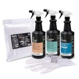 Errecom Kit pulizia completa climatizzatori, include Clima-Net 1L e cover Wally per pulizia unità interna e filtri, Bio Acid e Bio Alkaline 2L detergenti biodegradabili pulizia unità esterna, guanti