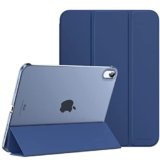 MoKo Cover Custodia iPad (A16) 11a Generazione 2025 /iPad 10a Generazione 2022, Cover Custodia Protettiva per Supporto Ultrasottile con Copertura Posteriore Traslucida in PC Rigido, Blu Marino