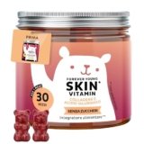 Forever Young Skin – Collagene Vitaminico & Acido Ialuronico – Gommose Anti-Age – con Vitamina C, E e Coenzima Q10 – 30 pezzi (1 mese) – Senza zuccheri – Bears with Benefits