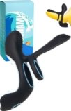 MySecretCase Anello Pene Cockring – Anello Vibrante per Lui e Lei, Vibratore Per Uomo Telecomandato via App, Anelli Pene Sextoy, Stimolatore Fallico Coppia (Nero)