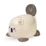 Bebeconfort Comodo Vasino Bambini, 12-36 Mesi (0-20 kg), Ergonomico e Compatto, Facile da Pulire, Tazza Amovibile, Paraspruzzi Igienico, Antiscivolo, Vasino per Bambini WC, Koala