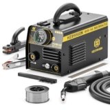 H HZXVOGEN Saldatrice A Filo No Gas 140A 230V 3 in 1 Inverter Filo Animato MIG/MMA/Lift TIG Mini Multiprocesso Portatile Elettrodo Saldatrice HVM140