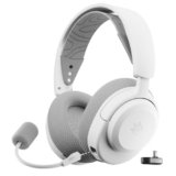 SteelSeries Arctis Nova 3P – Cuffie da gioco multipiattaforma wireless – Controllo via app – Batteria 40h – Driver magnetici al neodimio – 2,4GHz/BT – Mic staccabile – PS5, PS4, PC, Switch – Bianco