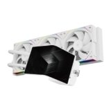 TR-Thermalright Levita Vision 360 UB ARGB White – Raffreddatore liquido per CPU, schermo 3D curvato da 6,67″ con risoluzione 2400 x 1080 – Magnetico, formato immagine 5,5:4,5 per AM5, LGA1851/1700