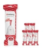 Brabantia PerfectFit Bags, Code J, 20-25L,120 Bags