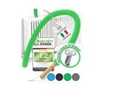 l’ORIGINALE Pulisci Termosifoni Lunga 115 cm I Spazzola per Pulire Termosifoni senza Graffi I Spazzola Pulizia Termosifoni con Copertura Lavabile I Spazzola per Radiatori per Tutti i Radiatori (Verde)