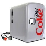 Koolatron Coca Cola Fanta Mini Frigo 4L frigorifero piccolo 6 Lattine (Grigio)