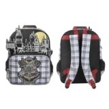 Harry Potter Hogwarts Tartan Crest 16″ Kid’s Backpack For School And Travel