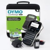 DYMO LabelManager 280 kit etichettatrice portatile ricaricabile – tastiera QWERTY – con custodia e 2 nastri per etichette D1