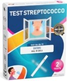 Adeste – Tampone Streptococco rapido bambini e adulti. Test Streptococco Certificato CE in Germania prodotto in Francia. Confezione da 2 test