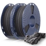 SUNLU Filamento PETG Rapido 1.75mm 1KG, Stampa Rapida fino a 600mm/s, Precisione Dimensionale ±0.02mm, 2 Bobine da 0.5KG (2x Grigio)