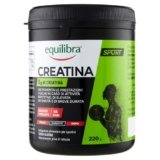 Equilibra Integratori Alimentari, a Base di Creatina, Integratore Energia per Sportivi, Incrementa le Prestazioni Fisiche in Caso di Attività Ripetitive, Senza Glutine, Barattolo 220 g