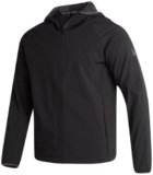 Spyder Mens Softshell Jacket – Faux Fur Lined Water Wind Resistant Performance Mens Fleece Jacket for Hiking Running Jogging, Size Large, Black Raven
