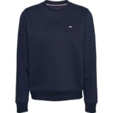 Tommy Jeans Tjw Reg S Flag Crew Dw0Dw19959, Felpa Pullover, Donna, Blu (Dark Night Navy), L