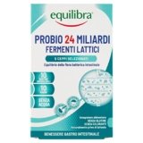 Equilibra Integratori Alimentari, Probio 24 Miliardi, Integratore Di Fermenti Lattici Per L’Equilibrio Della Flora Intestinale, Senza Acqua, Senza Glutine, 10 Bustine Orosolubili