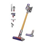 Dyson V8 Absolute Aspirapolvere Senza Filo, 115 AW, fino a 40 min di autonomia, Spazzola Motorbar anti-groviglio, rimuove peli di animali, Spazzola Fluffy, aspirapolvere portatile e per pavimenti