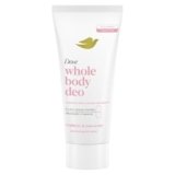 Deodorante Dove Crema Whole Body Deo 75ml, Deodorante per Tutto il Corpo, Profumo di Lamponi e Rosa, Protezione dagli odori fino a 72 ore, Dermatologicamente Testato, Ginecologicamente Testato