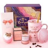 Biching Regalo di compleanno per le donne Not A Day Over Fabulous, set unico per la cura di sé per rilassarsi, set da bagno spa per lei, regalo di buon compleanno per lei, donne, mamma, amici, sorella