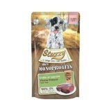 Stuzzy, Monoprotein Grain & Gluten Free, Cibo Umido per Cani Cuccioli al Gusto Vitello Fresco Preparato in Patè – Totale 1,8Kg (12 Buste da 150G)