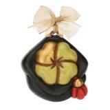 THUN – Miniformella con Cappello di Laurea in Ceramica Decorata a Mano, Ceramica con Nastro, 7.8×2.6×6 cm h