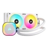 CORSAIR iCUE LINK H100i RGB Dissipatore a Liquido per CPU – AIO da 240 mm – Ventole RGB QX120 – Compatibile con Intel® LGA 1700, AMD® AM5 – Hub di Sistema iCUE LINK Incluso – Bianco