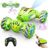 Resosese RC Stunt Cars Remote Control Car Double-Sided Driving 360-degree Flips Rotating Toy All Terrain Off-Road car,4WD Gesture Sensing Stunt Car for Boys 6-12 Year Old for Kids