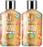 Hempz Mini Vanilla Sugar Cookie Body Moisturizer, Body Lotion, Fall Skin Care for Men & Women, Limited Edition, 2.25 fl.oz. (Pack of 2)