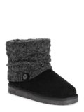 MUK LUKS Women’s Laurel, Black, 6W