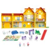 Peppa Pig Peppa’s Big Family House Playset with 3 Figures, 11 Accessories, 2025 Version with Baby Evie, Preschool Toys for Girls and Boys 3 and Up