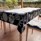 PETTI Artigiani Italiani – Tovaglia Antimacchia Rettangolare Copritavolo Cucina Disegno Marino 02 (140×300 cm) 100% Made in Italy