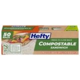 Hefty® Compostable Press-To-Close​ Sandwich 50 Count