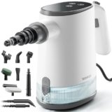 TEEVOGO Steam Cleaner for Home, 15s Instant Heat Handheld Steam Cleaner Upgraded 650ML Tank, Lightweight Portable Steamer for Cleaning Grout, Car, Couch, Furniture, Kitchen, Lockable, Refill Any Time