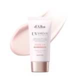 d’Alba Crema solare tone-up Waterfull SPF50+PA++++ al Tartufo Bianco Italiano, Lozione Colorata con Filtri UV Ibridi Vegani, Crema Solare Illuminante e Schiarente Coreano, per Tutti i Tipi di Pelli