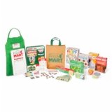 Melissa & Doug Fresh Mart Companion Set, Grocery Store Pretend Play Toys, Toy Kitchen Accessories & Play Food, Preschool Learning Toys for Girls & Boys 3+