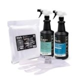 ERRECOM Kit Pulizia climatizzatori, Include Clima-Net 1L detergente Pulizia unità Interna e filtri, Cover Protettiva Wally, Bio Alkaline 1L detergente alcalino bio Pulizia unità Esterna, Guanti