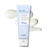 COSRX Ultra-Light Invisible Sun screen | SPF50 PA++++, Nessun colpo bianco, leggero e veloce-Absorbing, protezione UV, Idratazione spinta schermo solare per la pelle danneggiata dal sole, secca.
