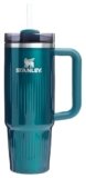 STANLEY Quencher H2.0 Tumbler with Handle and Straw 30 oz | Flowstate 3-Position Lid | Cup Holder Compatible for Travel | Insulated Stainless Steel Cup | BPA-Free | Fluted Marina Shine