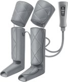 RENPHO Massaggiatore Gambe a Compressione d’Aria per il Massaggio e Il Rilassamento dei Piedi Polpacci e Cosce con Telecomando 6 Modalità 4 Intensità, Aiuta ad Alleviare Gonfiore e Dolori da Edema