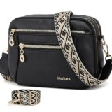 Crossbody Purse for Women Small Crossbody Bags Trendy Vegan Leather with Adjustable Shoulder Straps Mothers Wife Mom Gifts