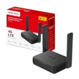 Mercusys MB113-4G Router WiFi con Sim, Wifi Portatile, 2 Antenne Pieghevoli, 4G LTE Wireless N300Mbps,Porta LAN+ Porta LAN/WAN, USB-C, Ricarica da Power Bank, VPN（Client/Server）, SMS, APP, Plug&Play